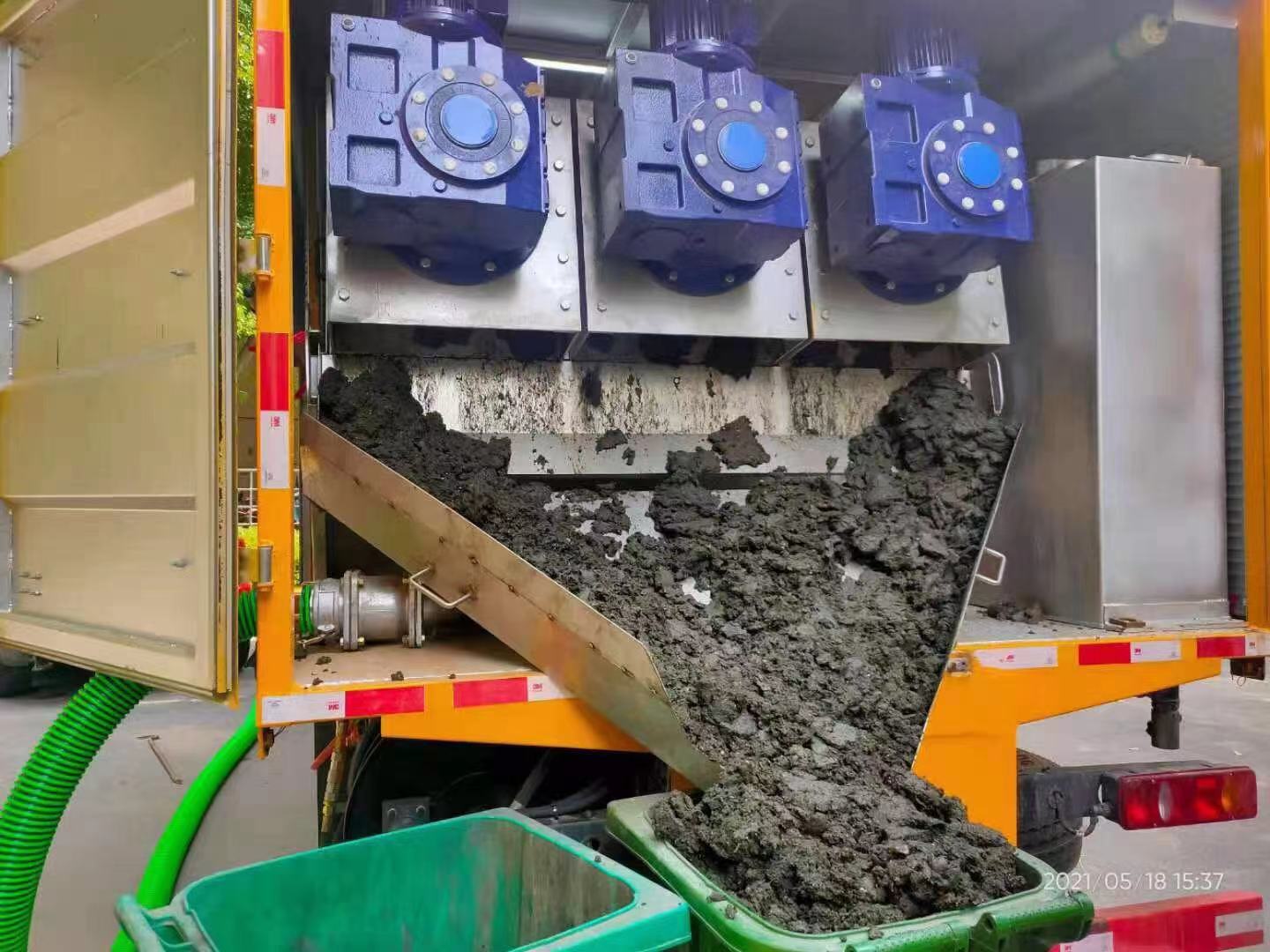 二七化粪池清掏城市维护站-泥浆净化干湿分离处理